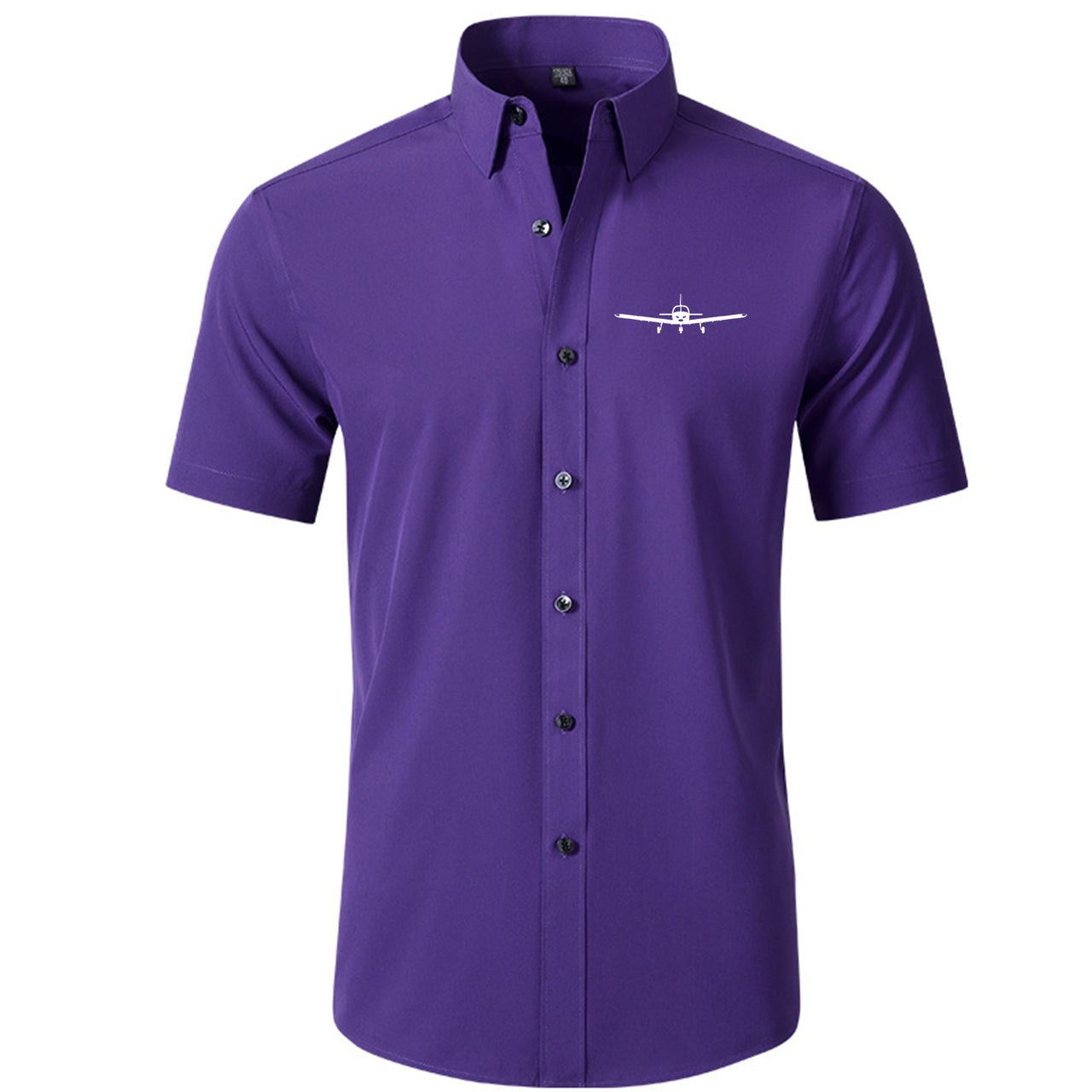 Piper PA28 Silhouette Plane Designed Short Sleeve Shirts