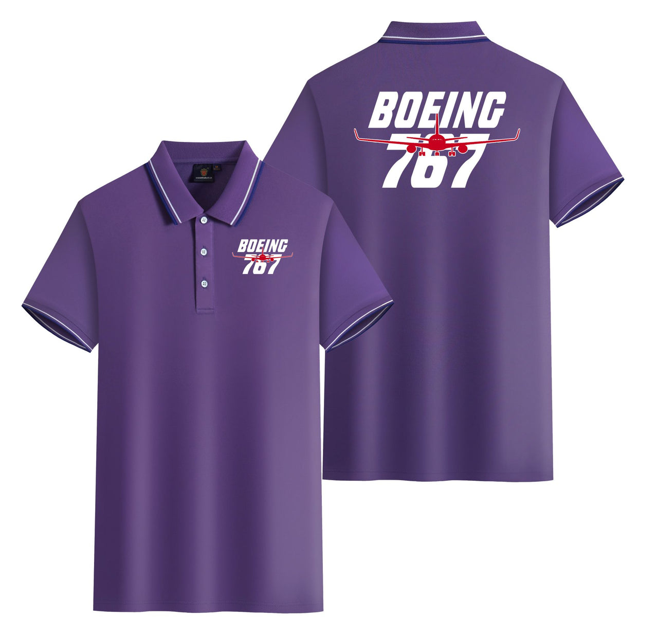 Amazing Boeing 767 Designed Stylish Polo T-Shirts (Double-Side)