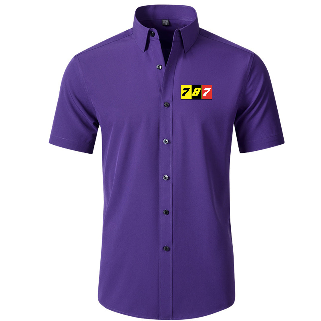 Flat Colourful 787 Designed Short Sleeve Shirts