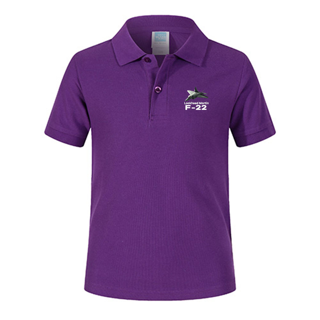 The Lockheed Martin F22 Designed Children Polo T-Shirts