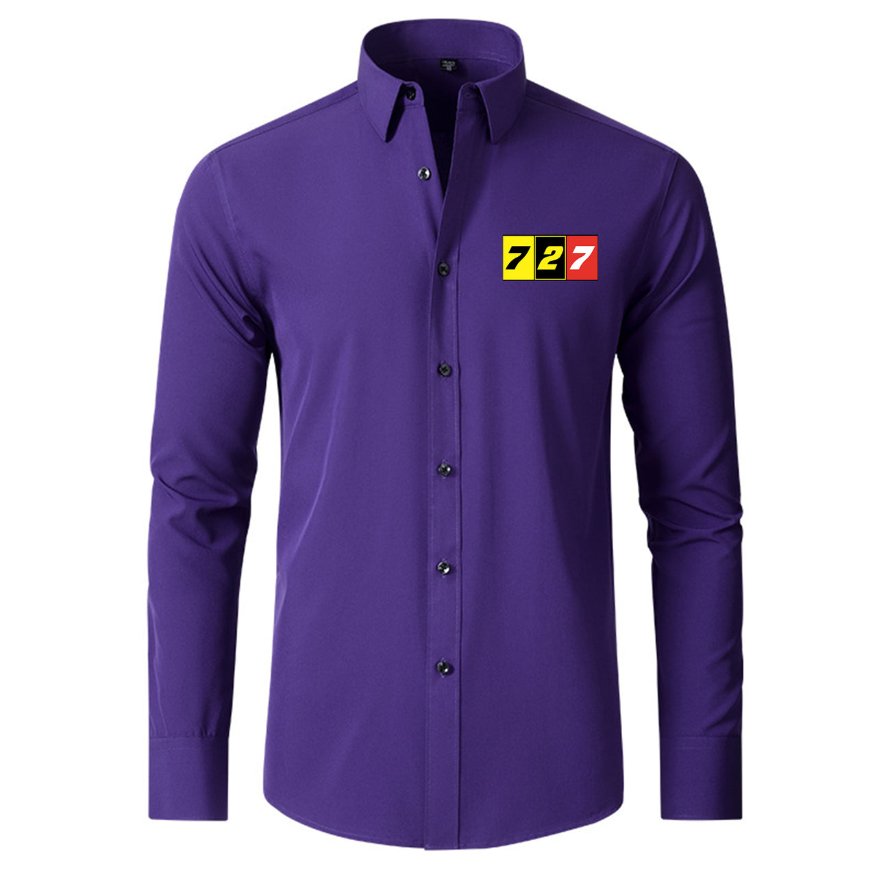 Flat Colourful 727 Designed Long Sleeve Shirts