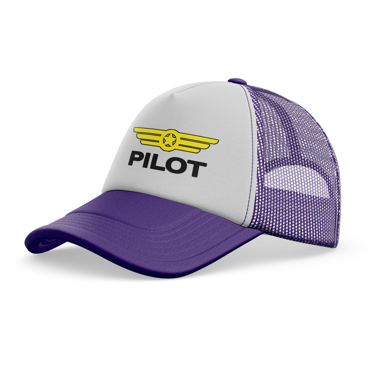 Pilot & Badge Designed Trucker Caps & Hats