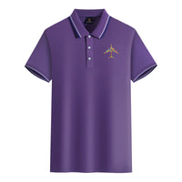 Thumbnail for Colourful Airplane Designed Stylish Polo T-Shirts