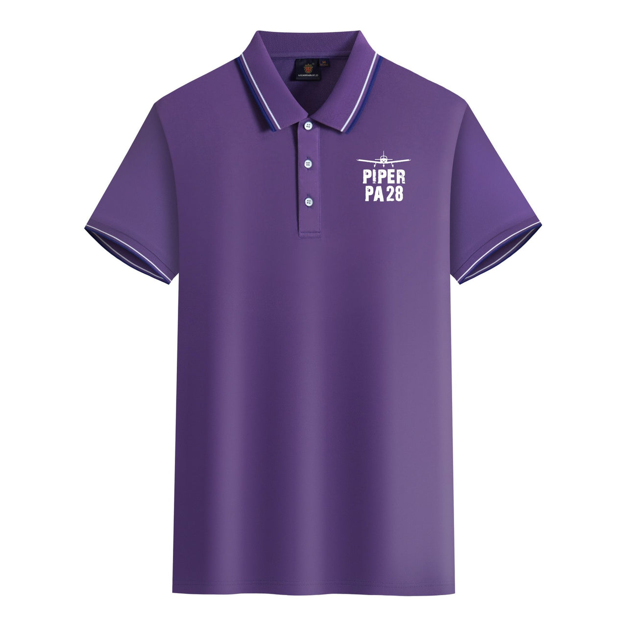 Piper PA28 & Plane Designed Stylish Polo T-Shirts