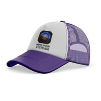 Thumbnail for Mind Your Attitude Designed Trucker Caps & Hats