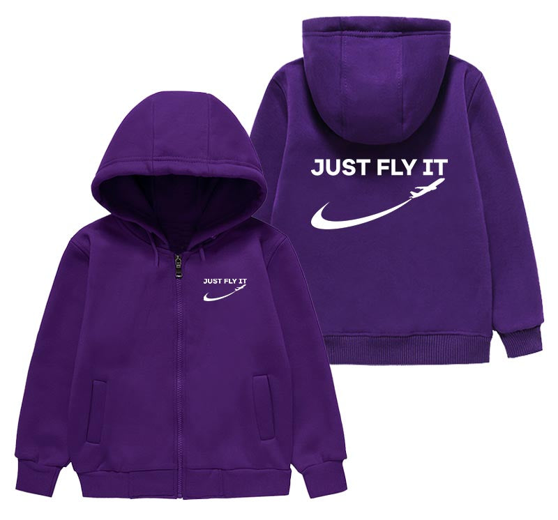 Just Fly It 2 Designed "CHILDREN" Zipped Hoodies