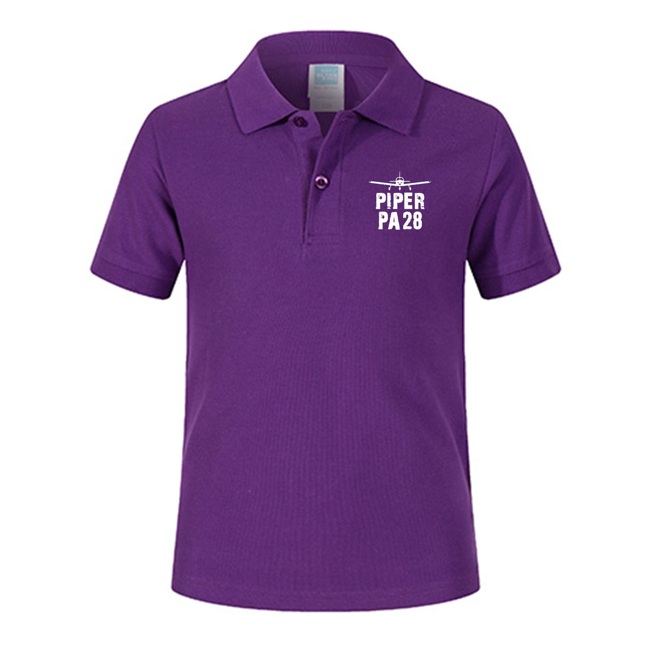 Piper PA28 & Plane Designed Children Polo T-Shirts