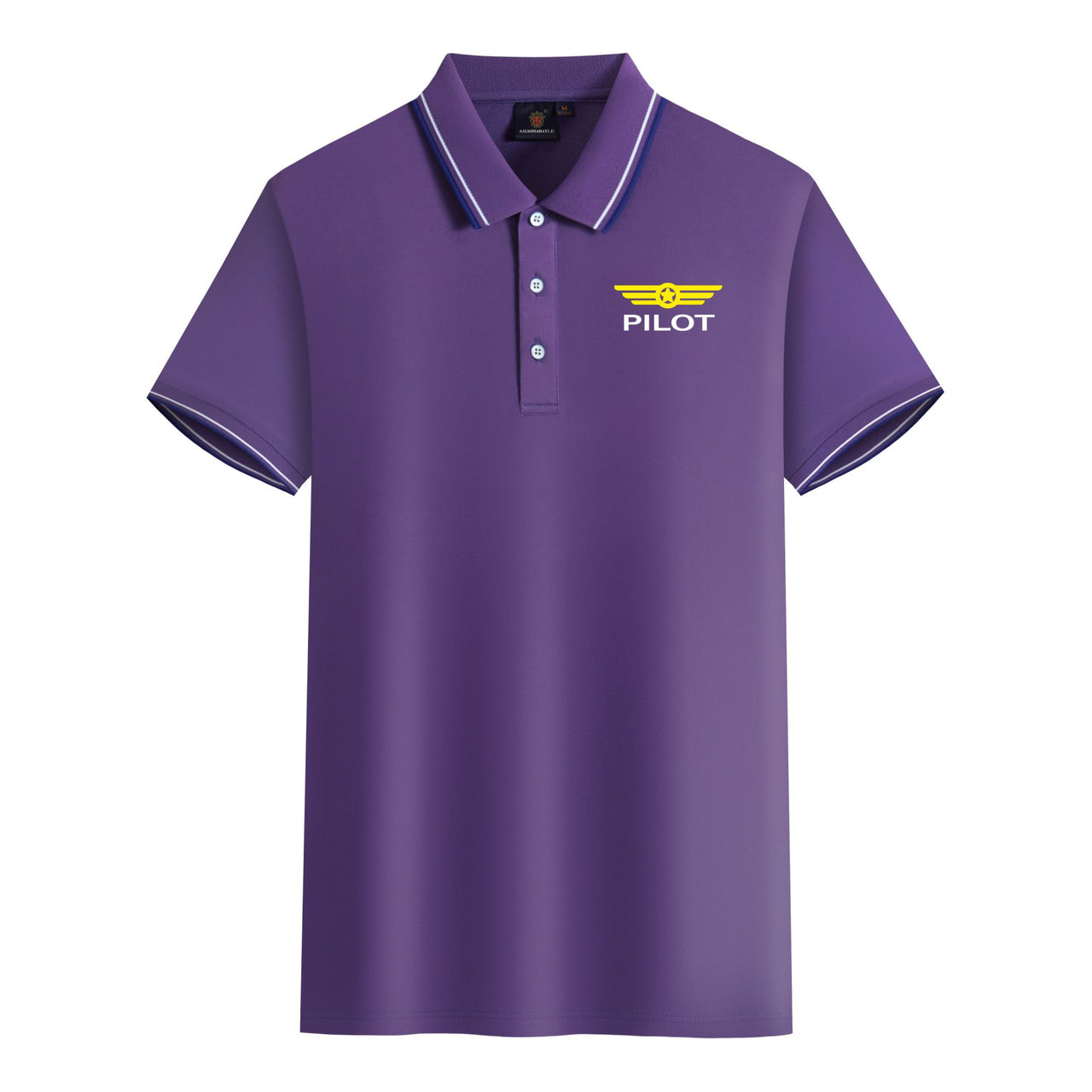 Pilot & Badge Designed Stylish Polo T-Shirts