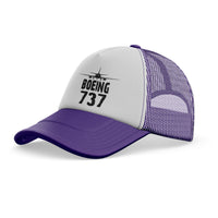 Thumbnail for Boeing 737 & Plane Designed Trucker Caps & Hats