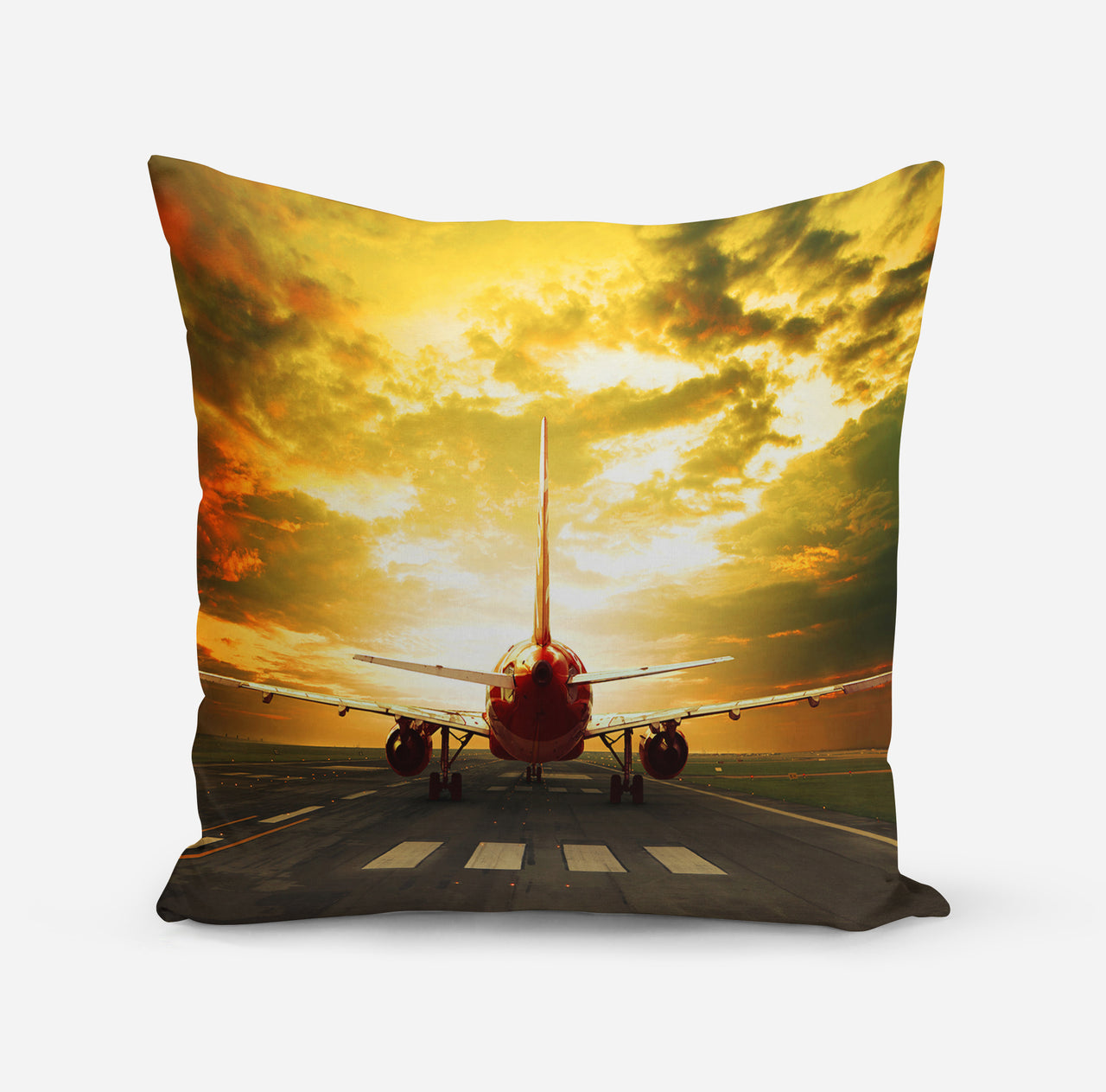 Ready for Departure Passanger Jet Designed Pillows