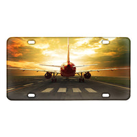 Thumbnail for Ready for Departure Passanger Jet Designed Metal (License) Plates