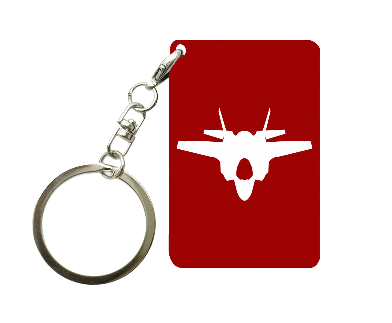 Lockheed Martin F-35 Lightning II Silhouette Designed Key Chains