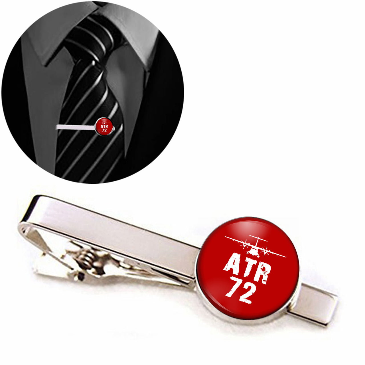 ATR-72 & Plane Designed Tie Clips