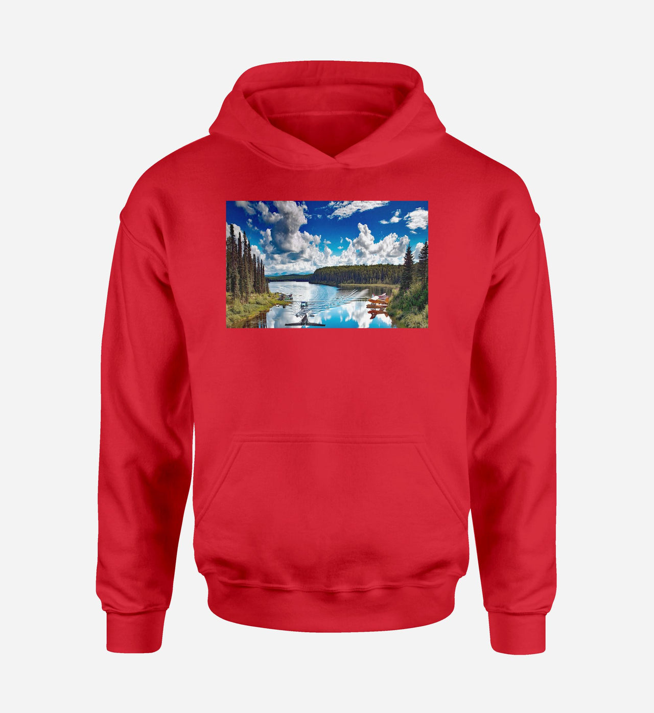 Amazing Scenary & Sea Planes Designed Hoodies