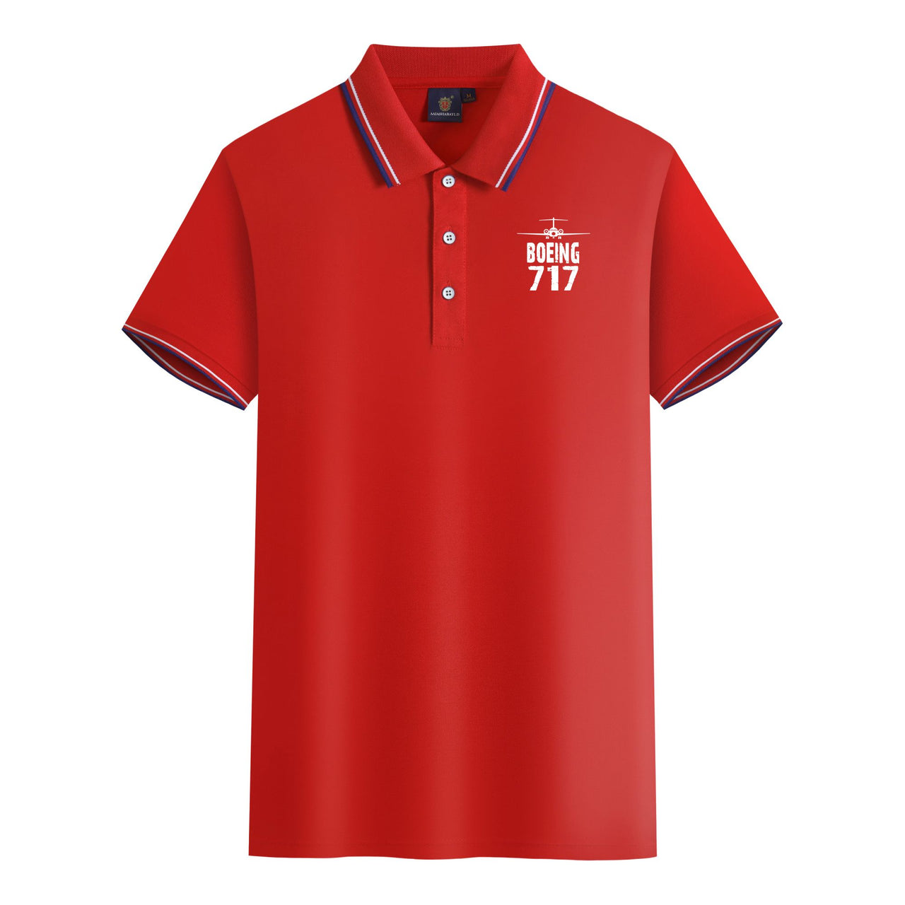 Boeing 717 & Plane Designed Stylish Polo T-Shirts