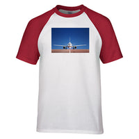 Thumbnail for Face to Face with Airbus A320 Designed Raglan T-Shirts