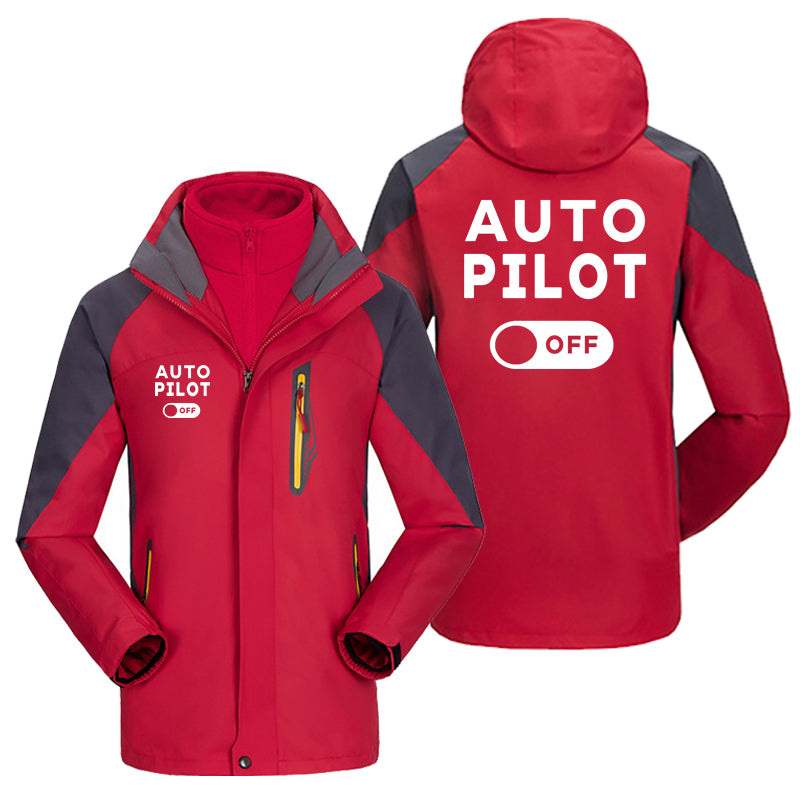 Auto Pilot Off Designed Thick Skiing Jackets