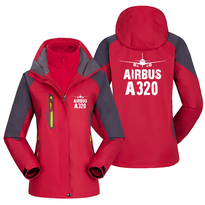 Airbus A320 & Plane Designed Thick "WOMEN" Skiing Jackets