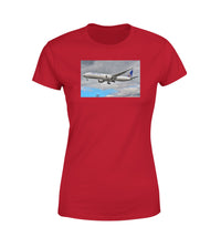 Thumbnail for United Airways Boeing 777 Designed Women T-Shirts