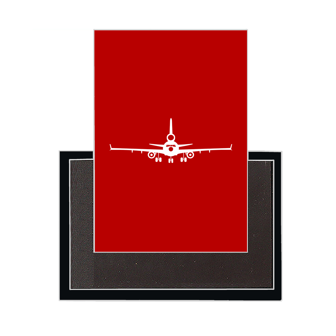 McDonnell Douglas MD-11 Silhouette Plane Designed Magnets