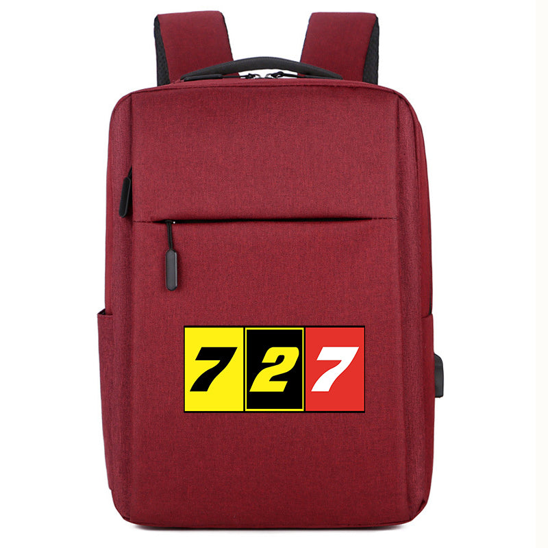 Flat Colourful 727 Designed Super Travel Bags