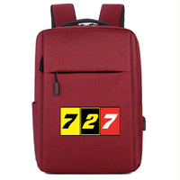 Thumbnail for Flat Colourful 727 Designed Super Travel Bags