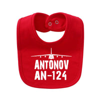 Thumbnail for Antonov AN-124 & Plane Designed Baby Saliva & Feeding Towels