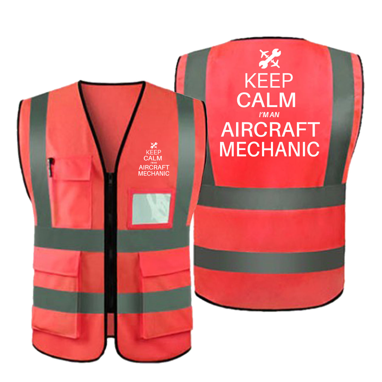 Aircraft Mechanic Designed Reflective Vests