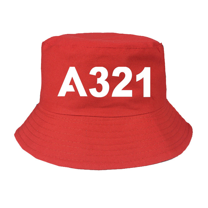 A321 Flat Text Designed Summer & Stylish Hats