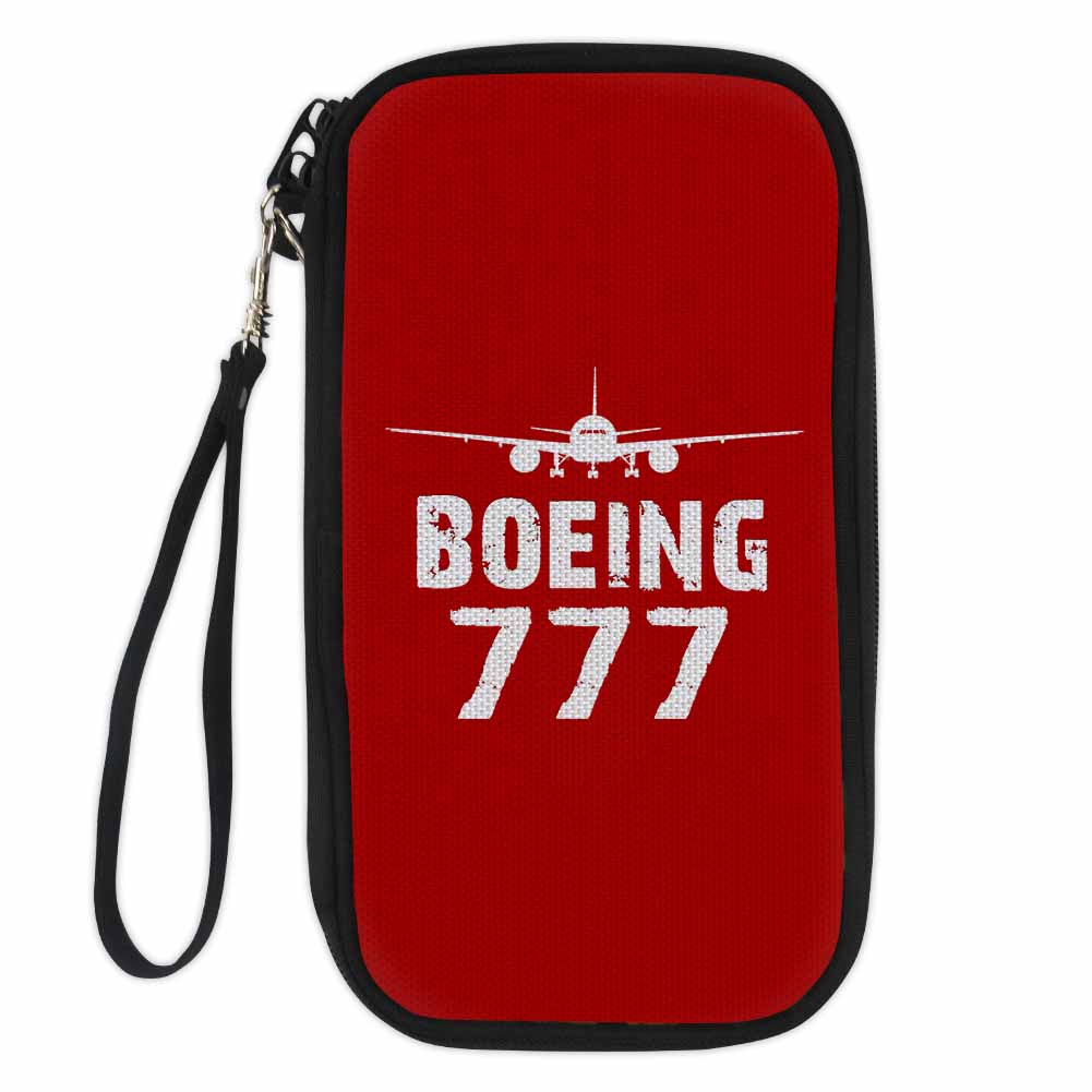 Boeing 777 & Plane Designed Travel Cases & Wallets