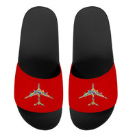 Thumbnail for Colourful Airplane Designed Sport Slippers