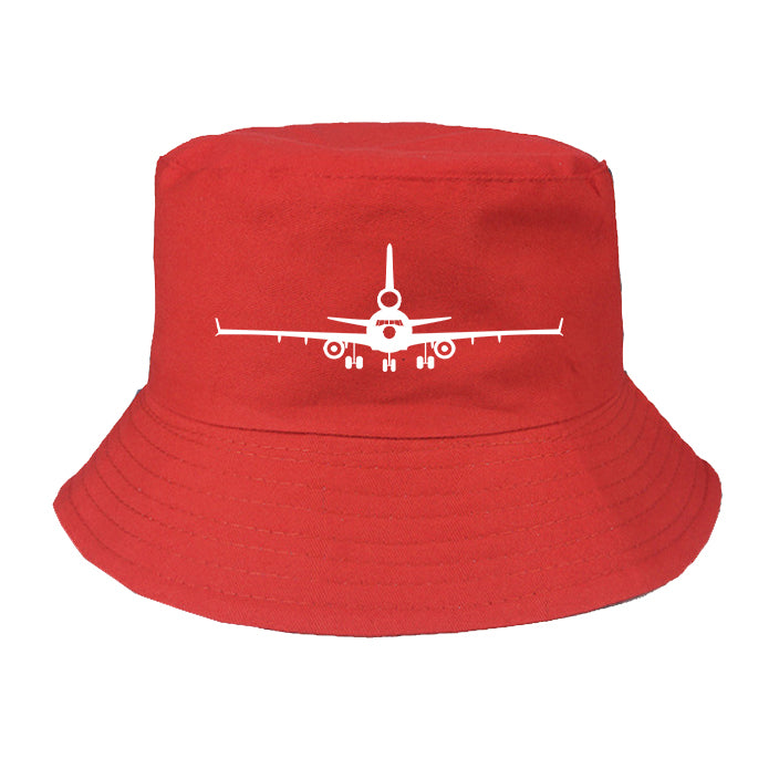 McDonnell Douglas MD-11 Silhouette Plane Designed Summer & Stylish Hats