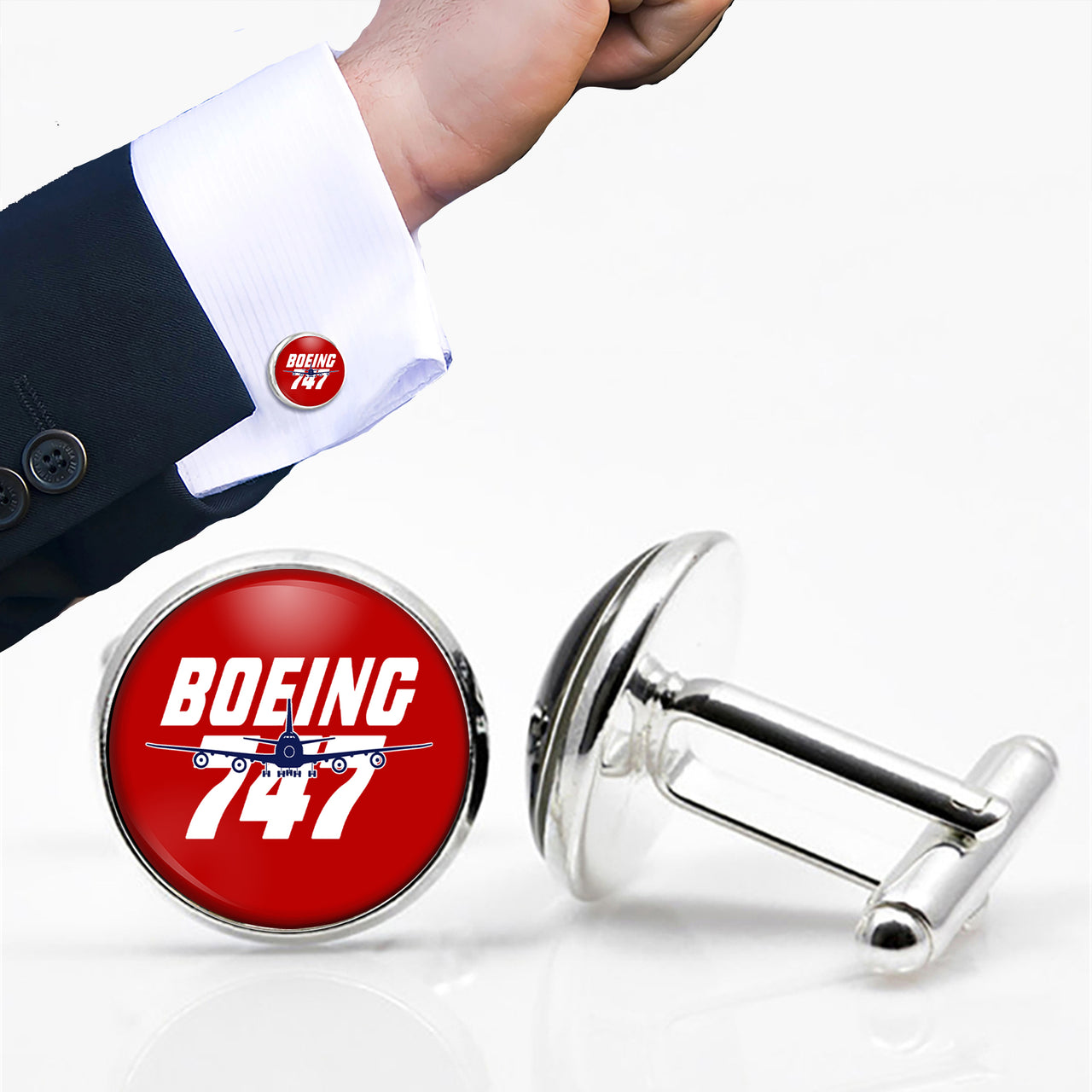 Amazing Boeing 747 Designed Cuff Links