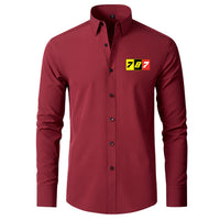 Thumbnail for Flat Colourful 787 Designed Long Sleeve Shirts