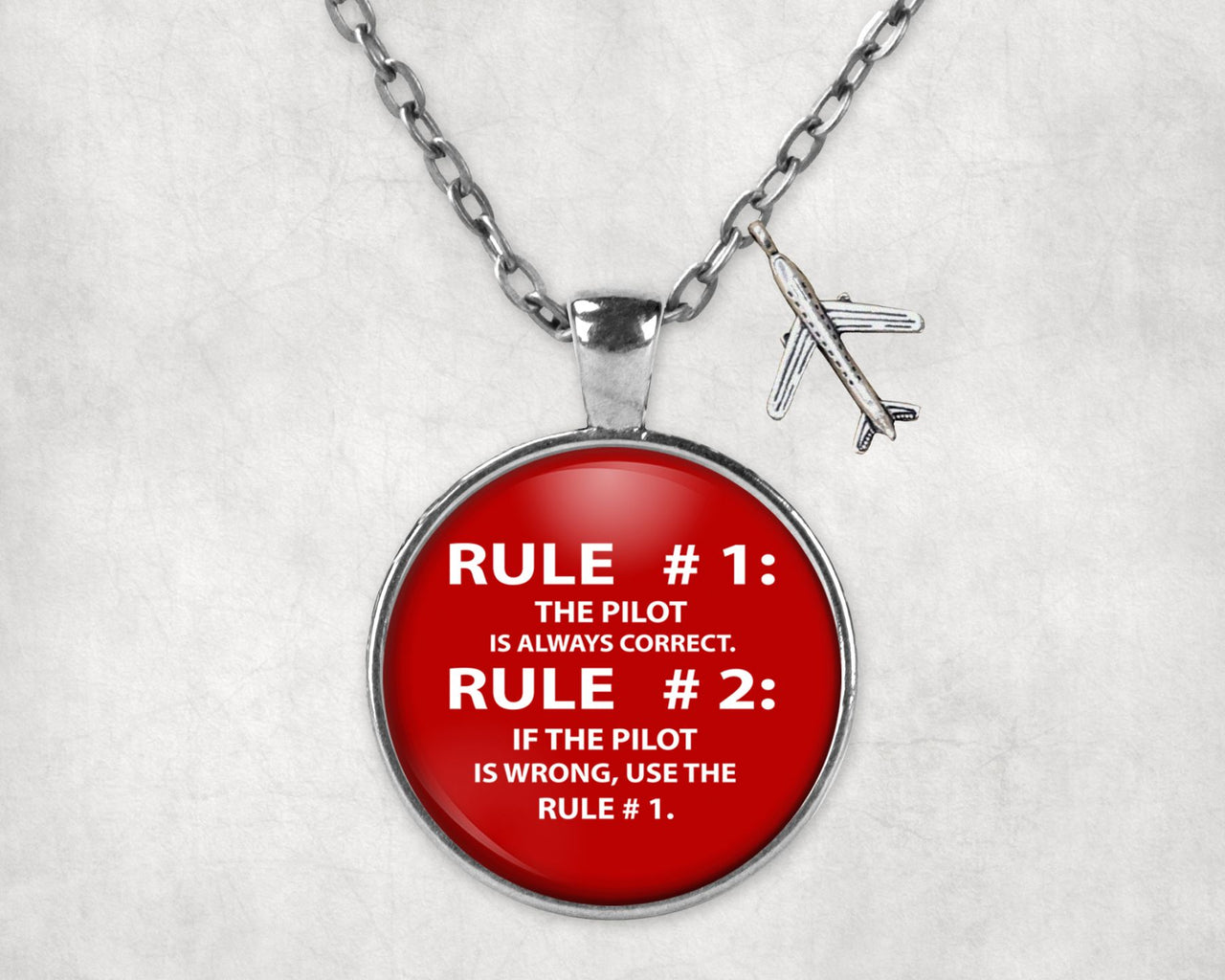 Rule 1 - Pilot is Always Correct Designed Necklaces