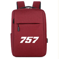 Thumbnail for 757 Flat Text Designed Super Travel Bags