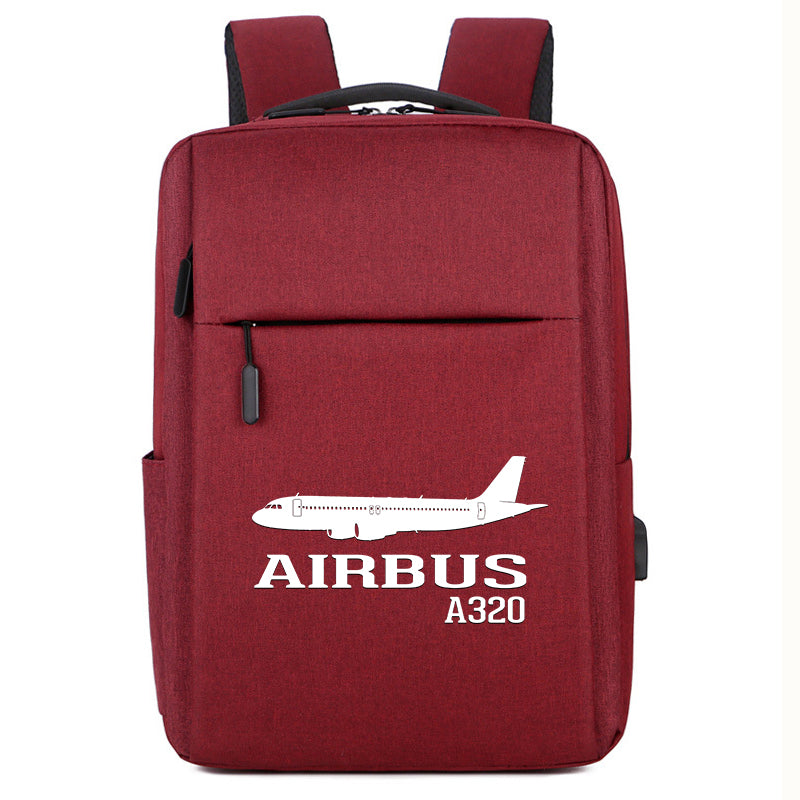 Airbus A320 Printed Designed Super Travel Bags