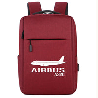 Thumbnail for Airbus A320 Printed Designed Super Travel Bags