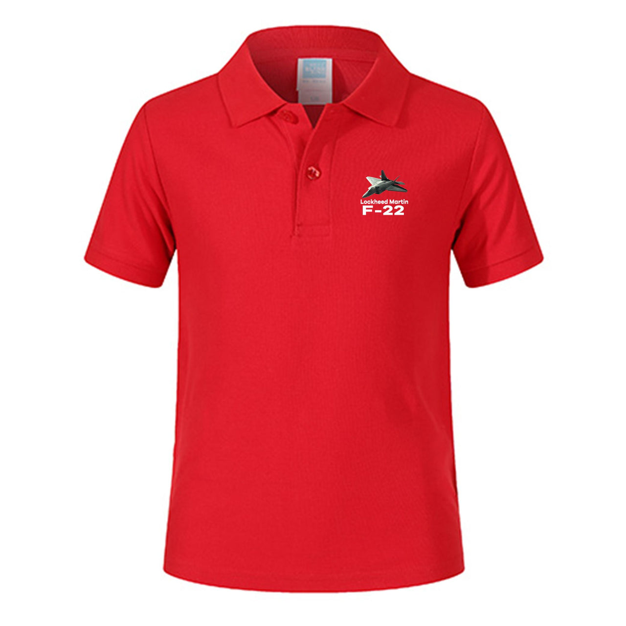 The Lockheed Martin F22 Designed Children Polo T-Shirts