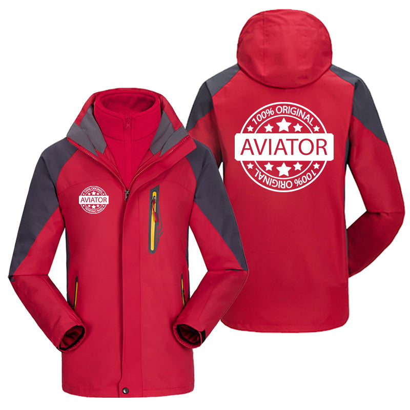 100 Original Aviator Designed Thick Skiing Jackets