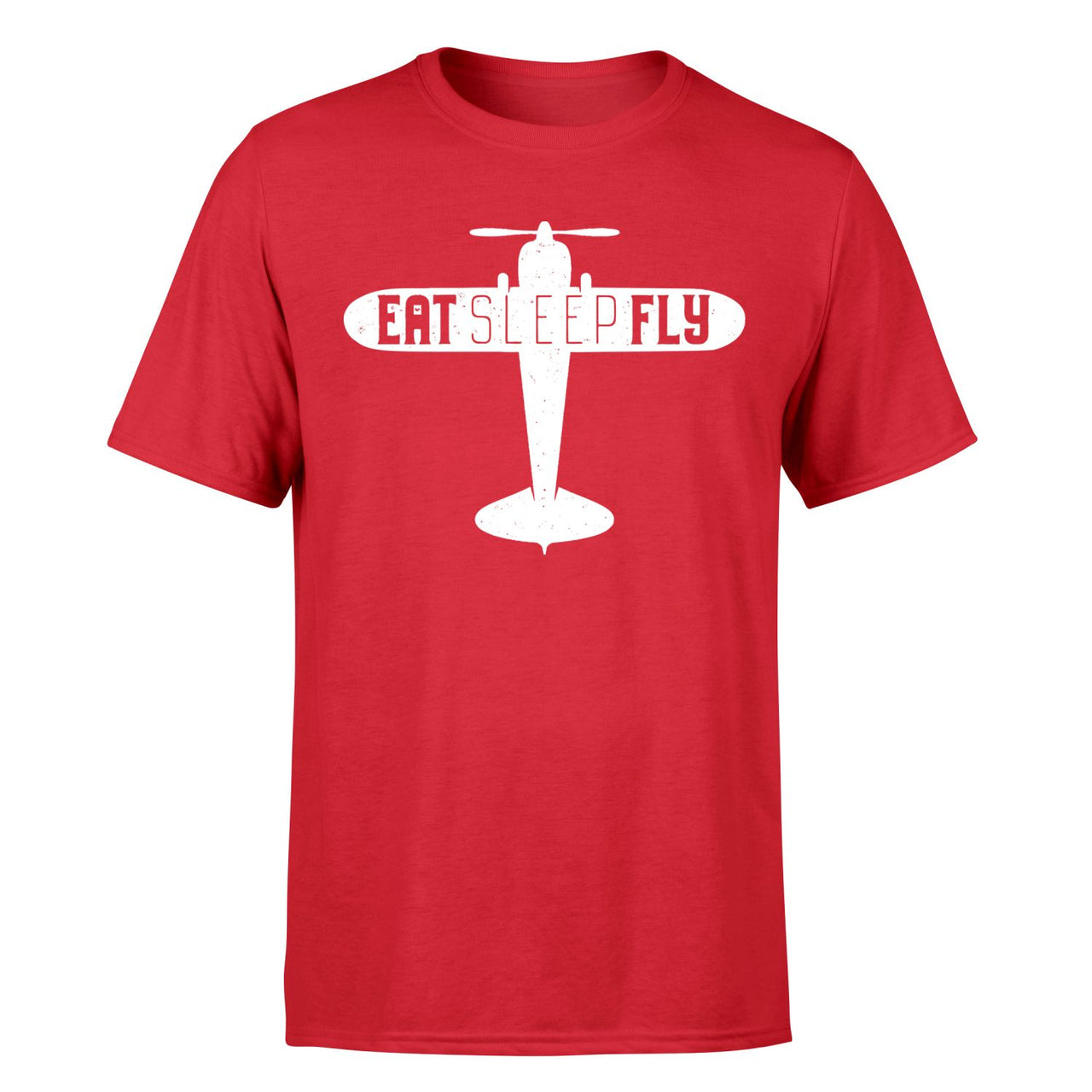 Eat Sleep Fly & Propeller Designed T-Shirts