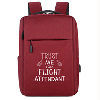 Thumbnail for Trust Me I'm a Flight Attendant Designed Super Travel Bags