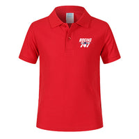 Thumbnail for Amazing Boeing 747 Designed Children Polo T-Shirts