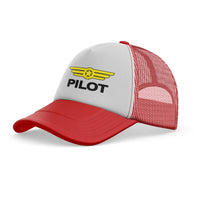 Thumbnail for Pilot & Badge Designed Trucker Caps & Hats