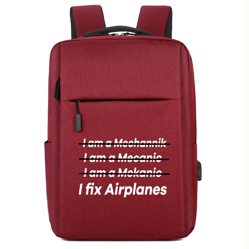 I Fix Airplanes Designed Super Travel Bags