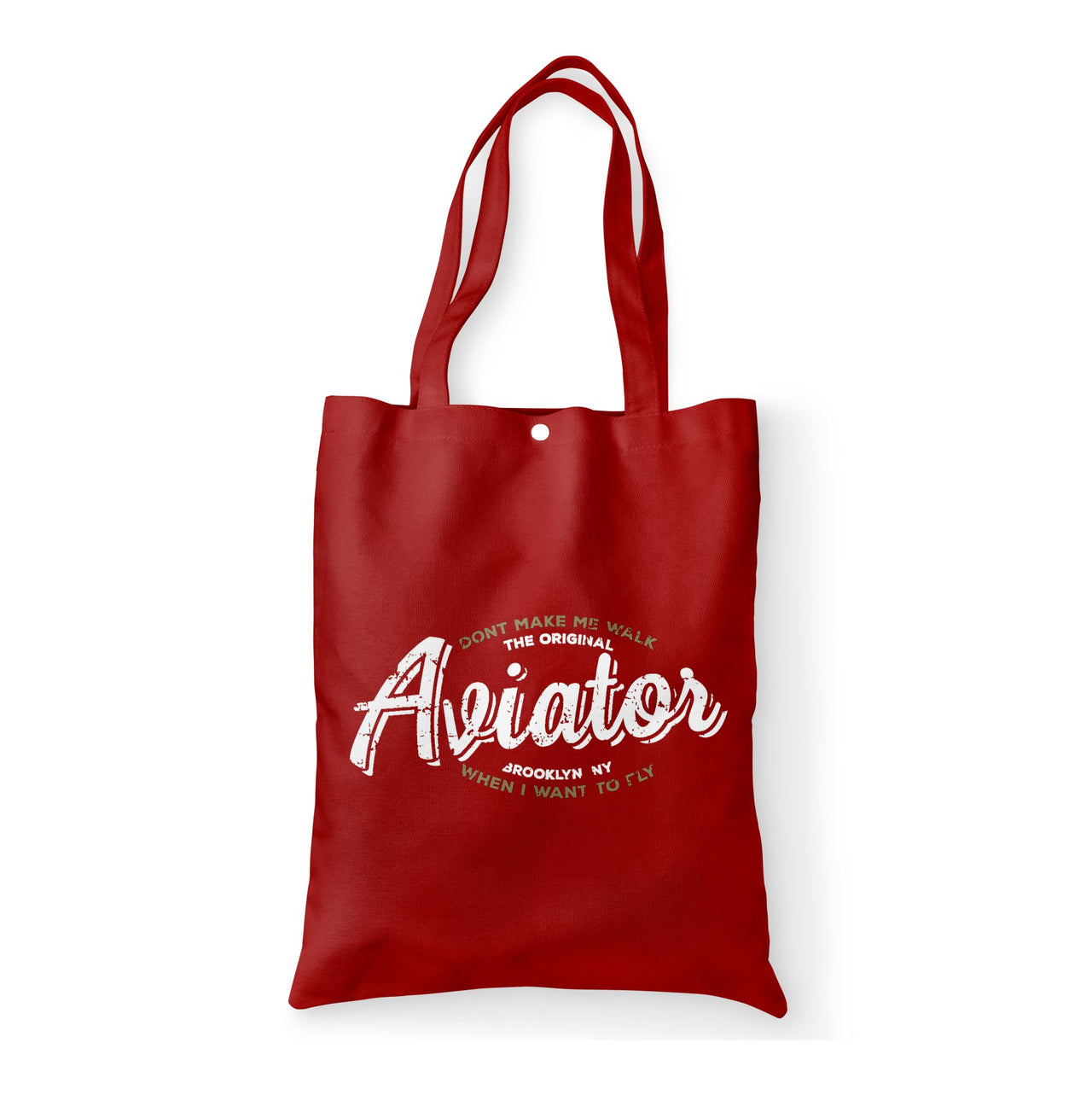 Aviator - Dont Make Me Walk Designed Tote Bags