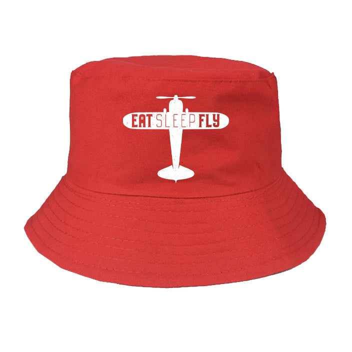 Eat Sleep Fly & Propeller Designed Summer & Stylish Hats