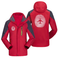 Thumbnail for Aviation Finger Print Designed Thick Skiing Jackets