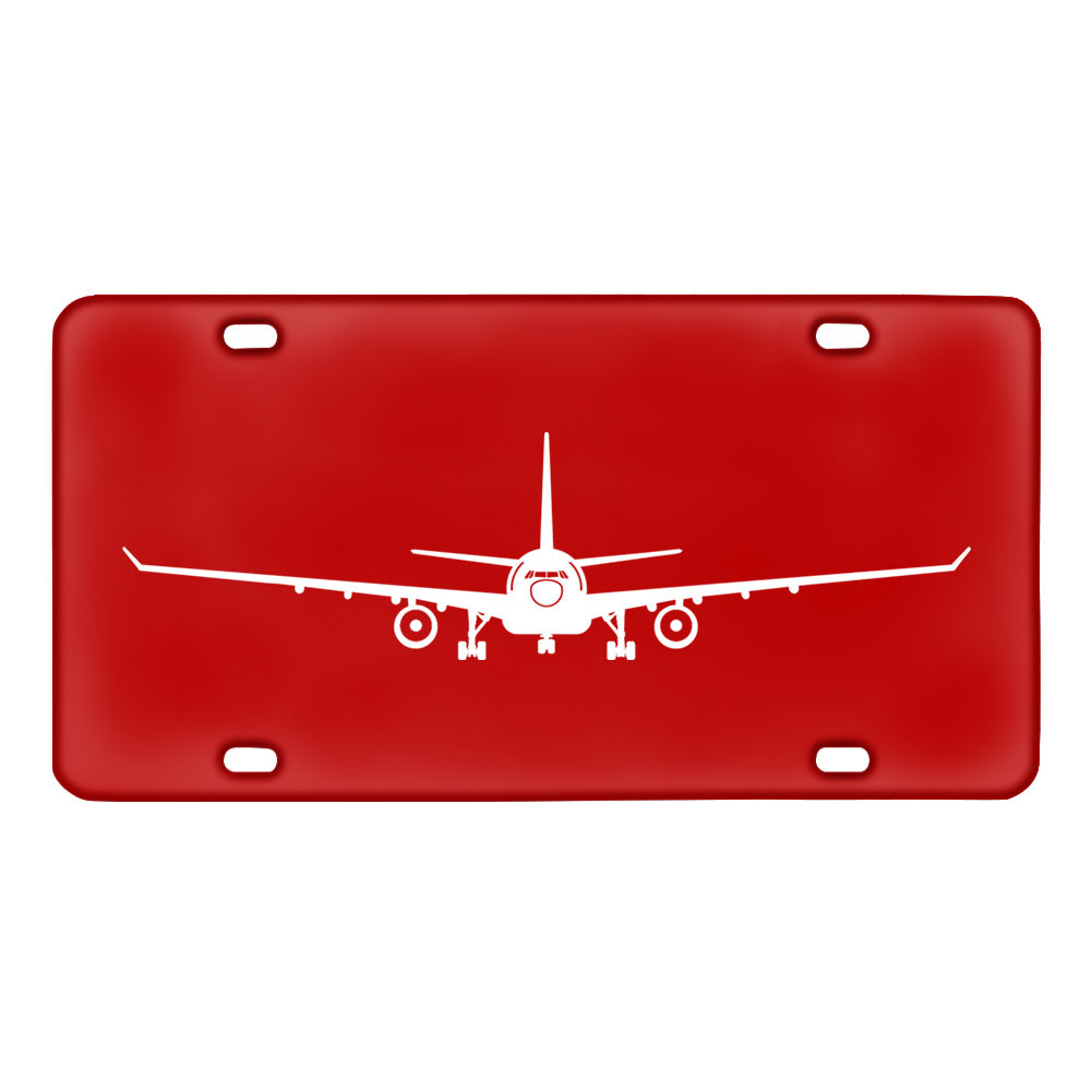 Airbus A330 Silhouette Designed Metal (License) Plates