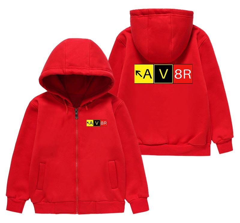 AV8R Designed "CHILDREN" Zipped Hoodies